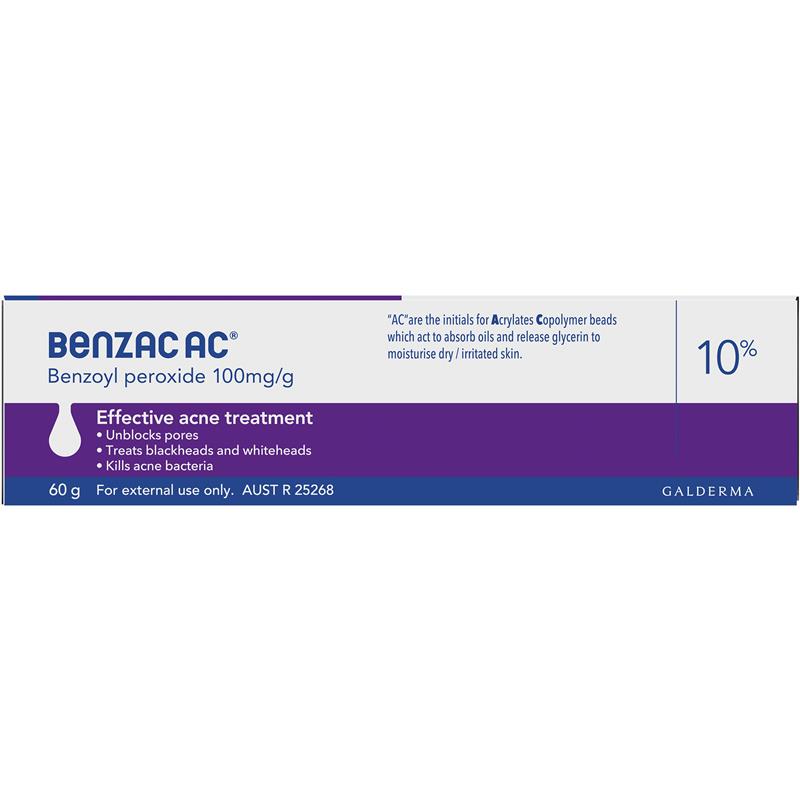 Benzac AC Gel 10% 60g - GimmeNow