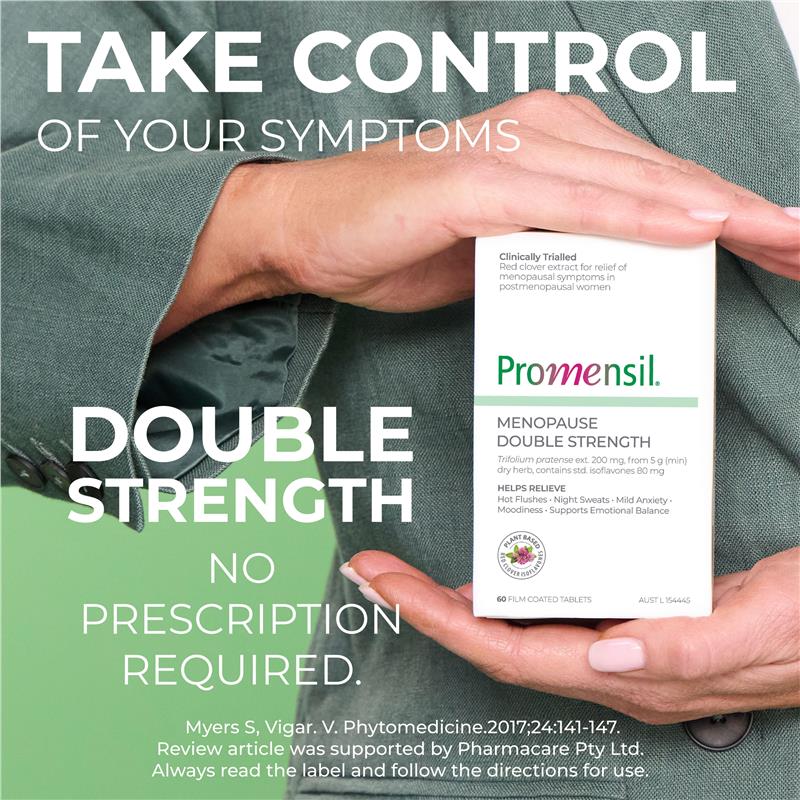Promensil Menopause Double Strength 60 Tablets