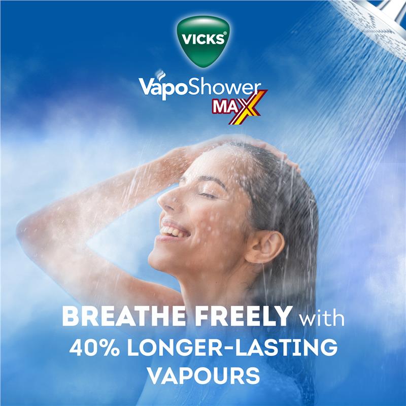 Vicks VapoShower Max 4 Pack