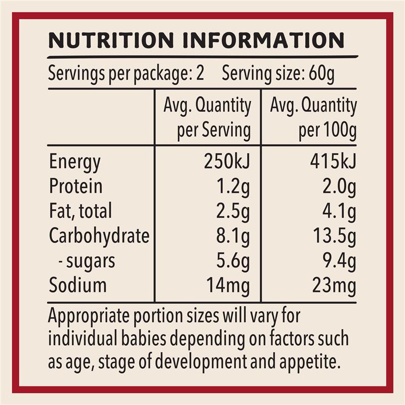 Heinz Custard with Banana Pouch 120g  6m+ - GimmeNow