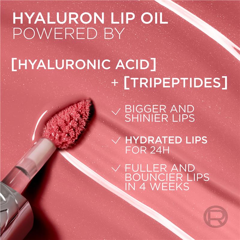 L'Oreal Paris Plump Ambition Hyaluron Lip Oil 490 Berry Jolie
