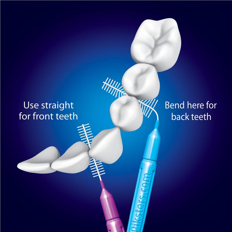 Piksters Interdental Brushes Size 2 White 10 Pack