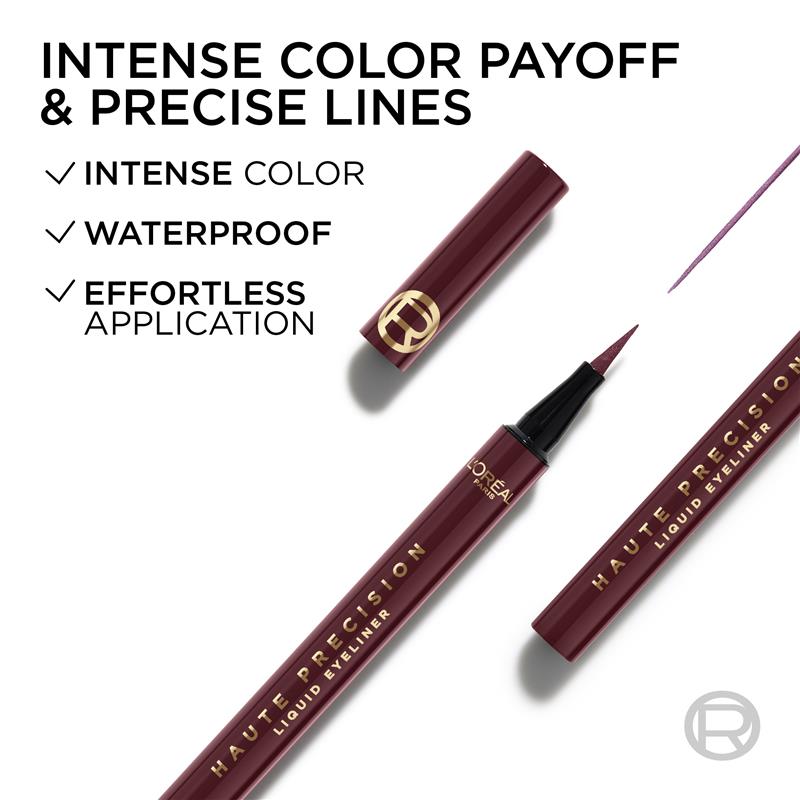 L'Oreal Paris Haute Precision Felt-tip Eyeliner Bordeaux Cashmere