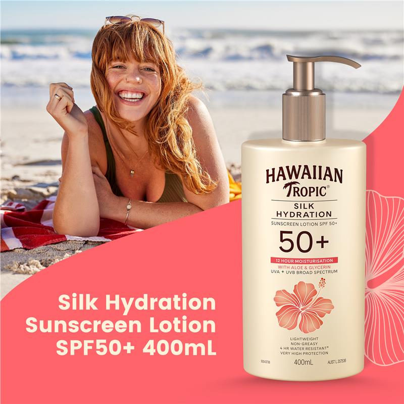 Hawaiian Tropic SPF 50+ Silk Hydration Body 400g