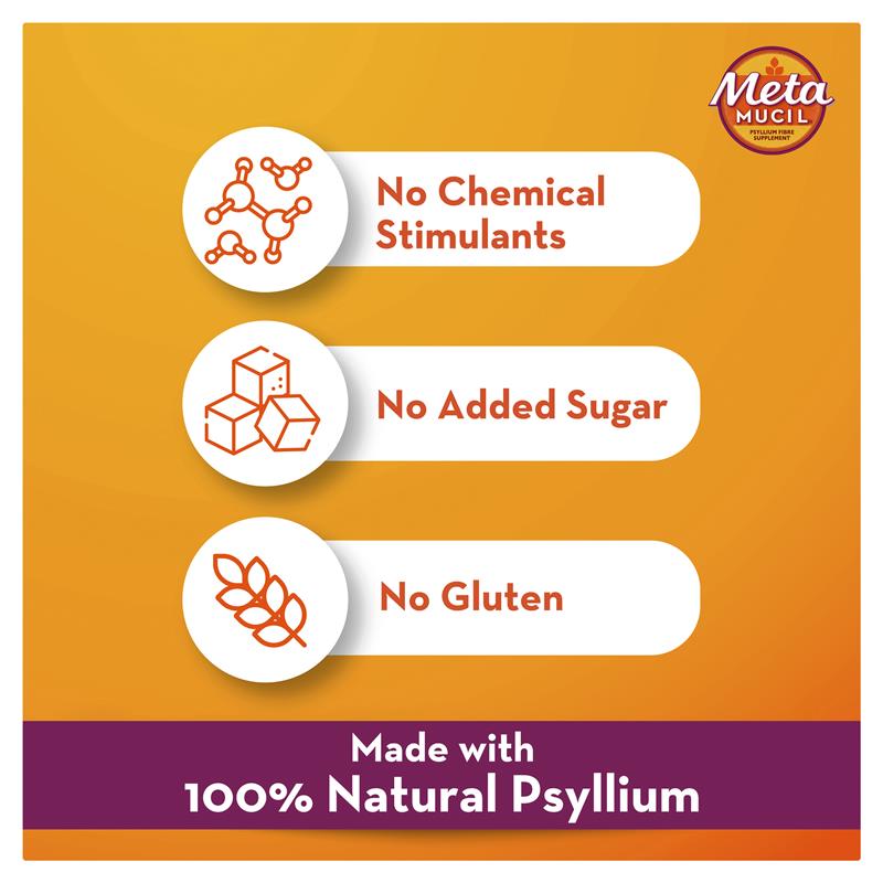 Metamucil Fibre Supplement Capsules 100 - GimmeNow