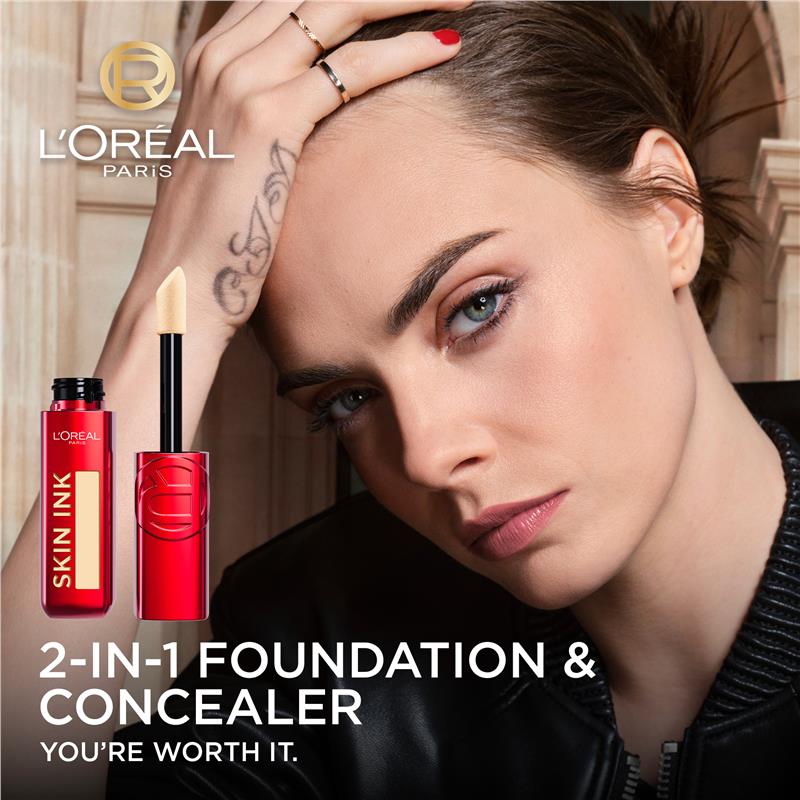 L'Oreal Paris Infallible Skin Ink Foundation Medium Cool 318