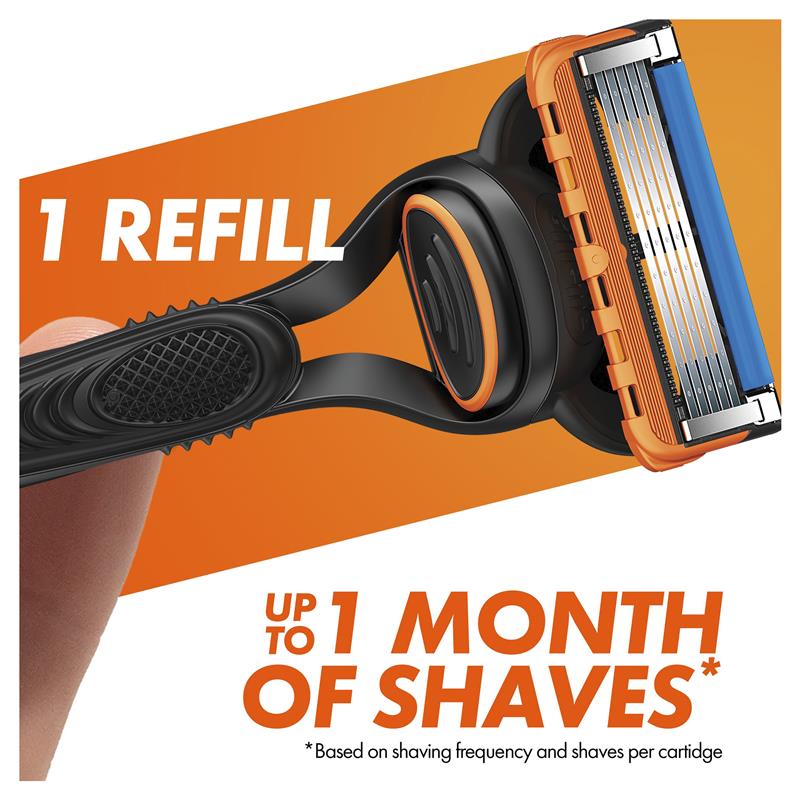 Gillette Fusion Manual Razor + 2 Blade Refills