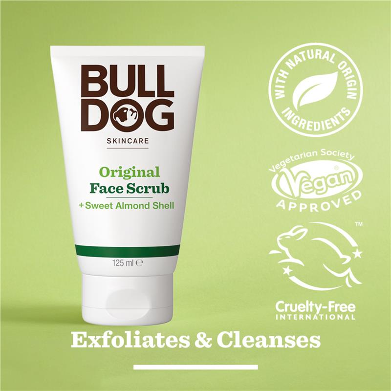 Bulldog Skincare for Men Original Face Scrub 125ml