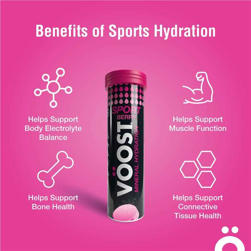 Voost Sport Berry Effervescent 10 Tablets