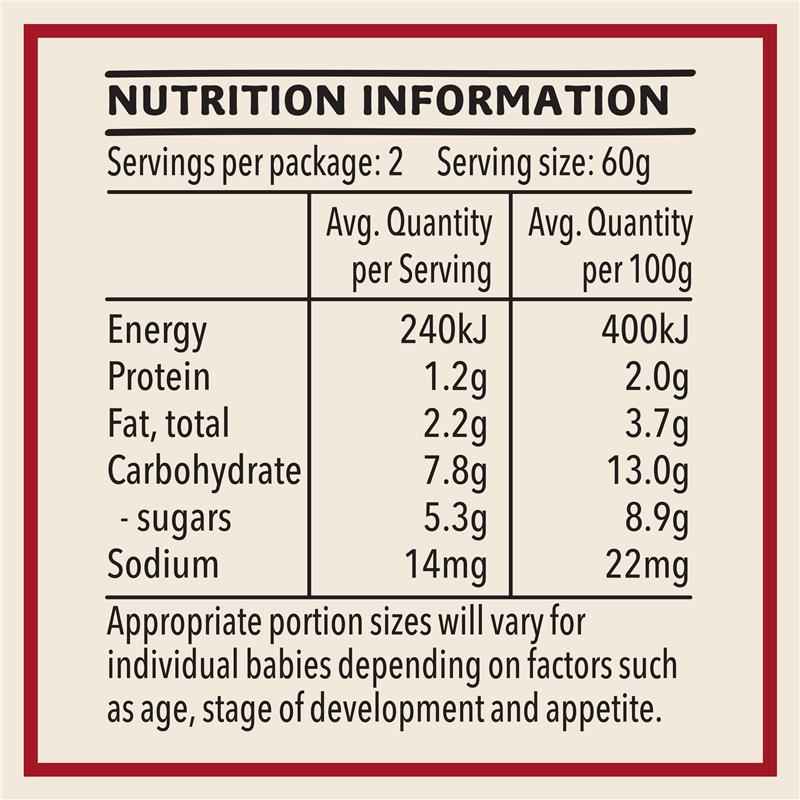 Heinz Strawberry & Vanilla Custard Pouch 120g