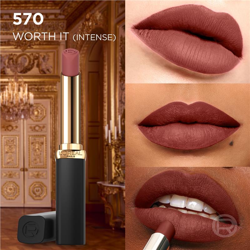 L'Oreal Paris Color Riche Volume Matte Nudes of Worth Lipstick 570 Worth It Intense - GimmeNow