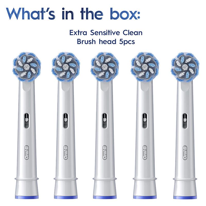 Oral B Power Toothbrush Extra Sensitive Refills 5 Pack - GimmeNow