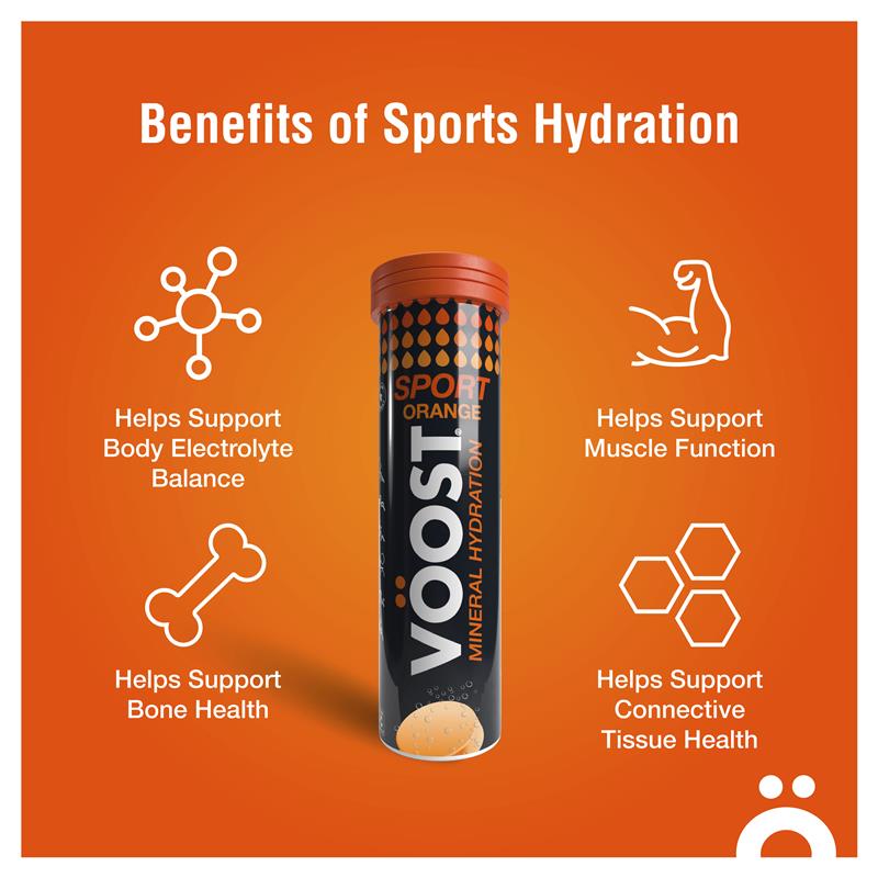 Voost Sport Orange Effervescent 10 Tablets - GimmeNow
