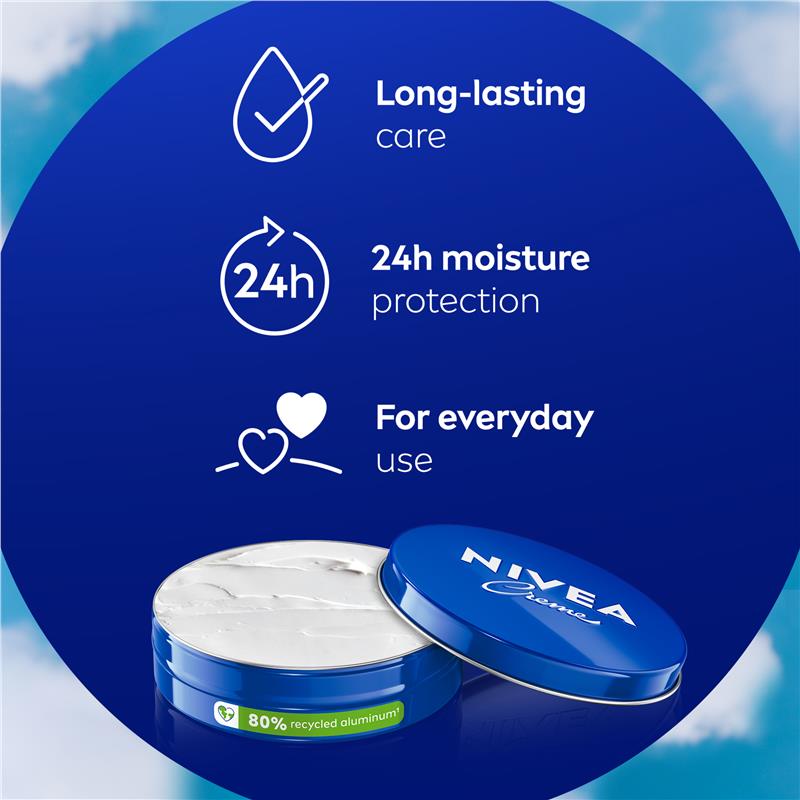 NIVEA Creme Moisturiser Face Body Hands 60ml