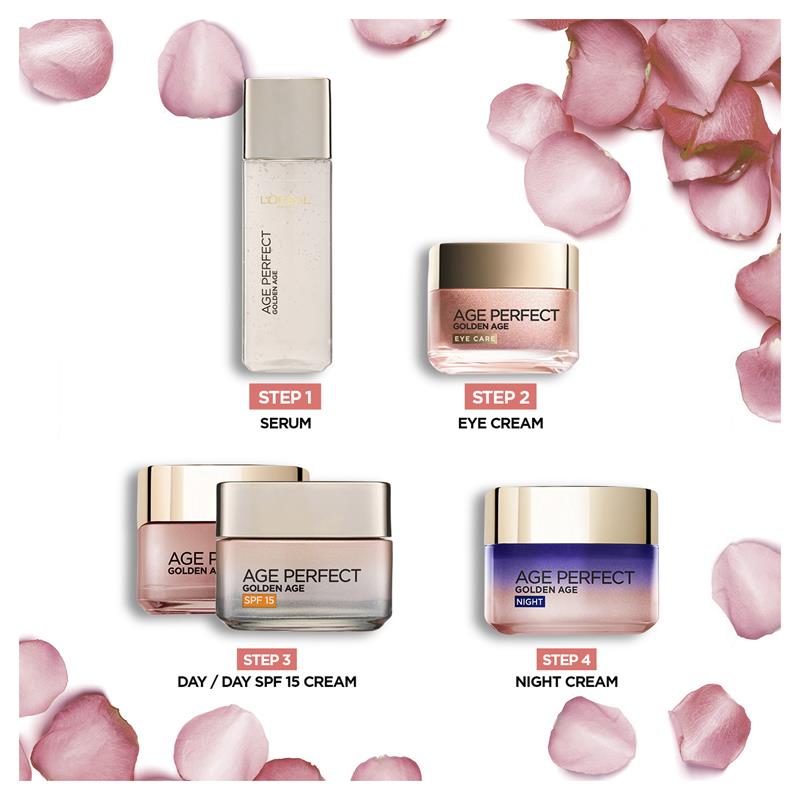 L'Oreal Paris Golden Age Rosy Re-Densifying Day Cream 50ml - GimmeNow