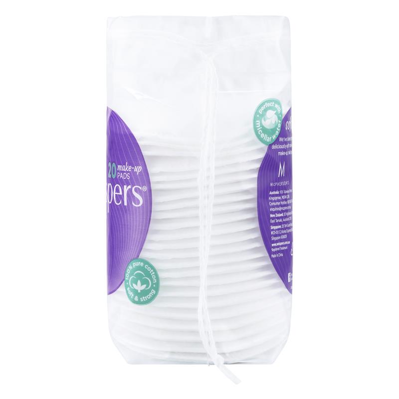 Swisspers Cotton Make Up Pads 20 Pack - GimmeNow