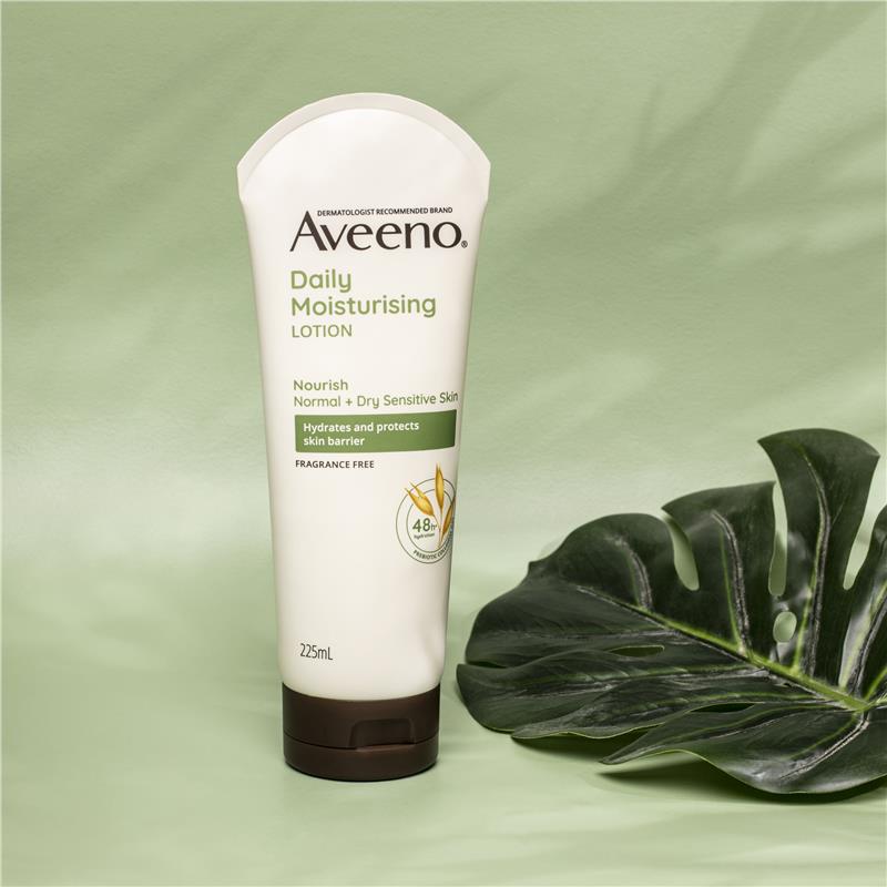 Aveeno Daily Moisturising Fragrance Free Body Lotion 225mL - GimmeNow
