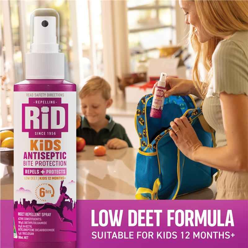 Rid Kids Antiseptic Repellent Pump Spray 100ml