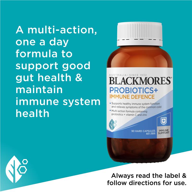 Blackmores Probiotics+ Immune Defence 90 Capsules - GimmeNow