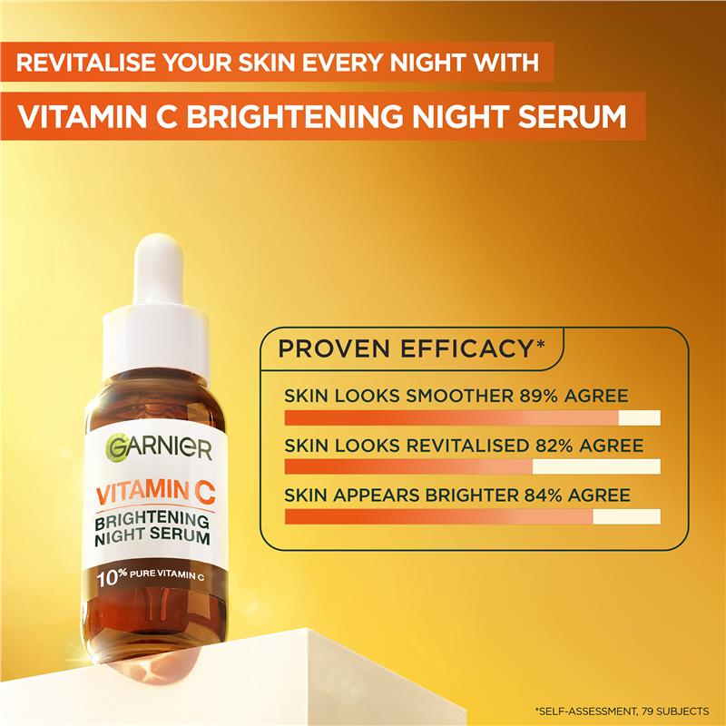 Garnier Skin Active Vitamin C Brightening Night Serum 30ml