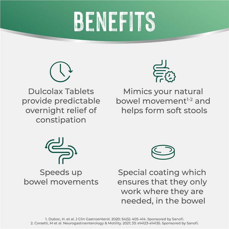 Dulcolax Laxatives 5mg 200 Tablets