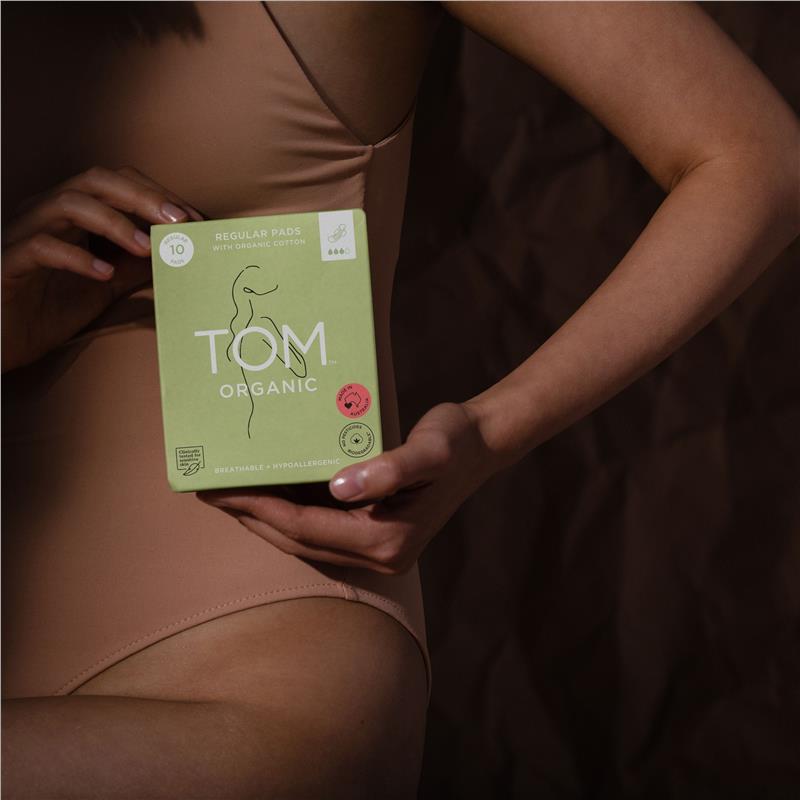 TOM Organic Ultra Thin Pads Regular 10 Pack