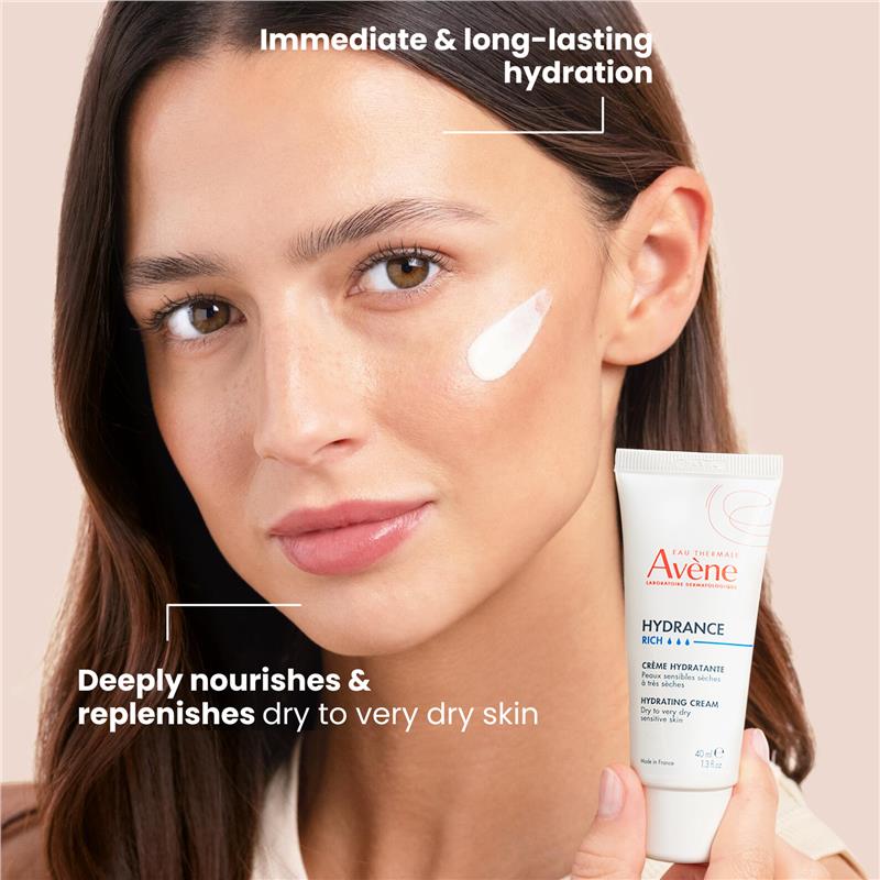 Avene Hydrance Rich Hydrating Cream 40ml - Moisturiser for dehydrated skin