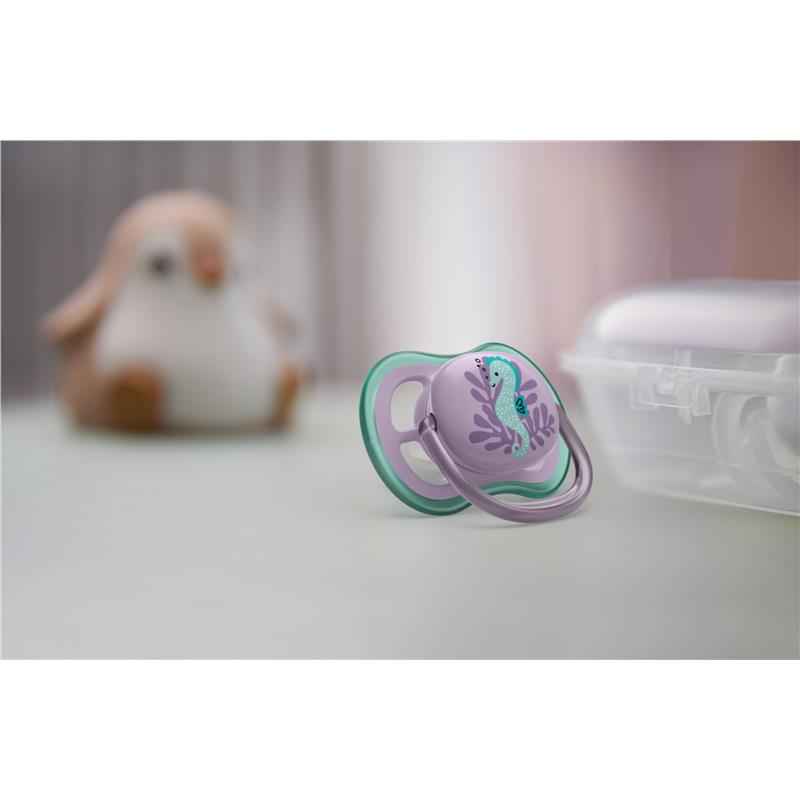 Avent Ultra Air Soother 6-18 Months Deco Mixed 2 Pack