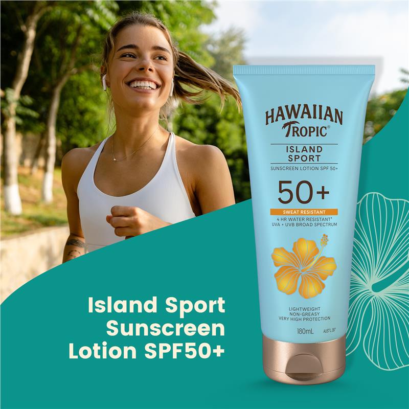 Hawaiian Tropic Island Sport SPF 50+ Lotion 180ml