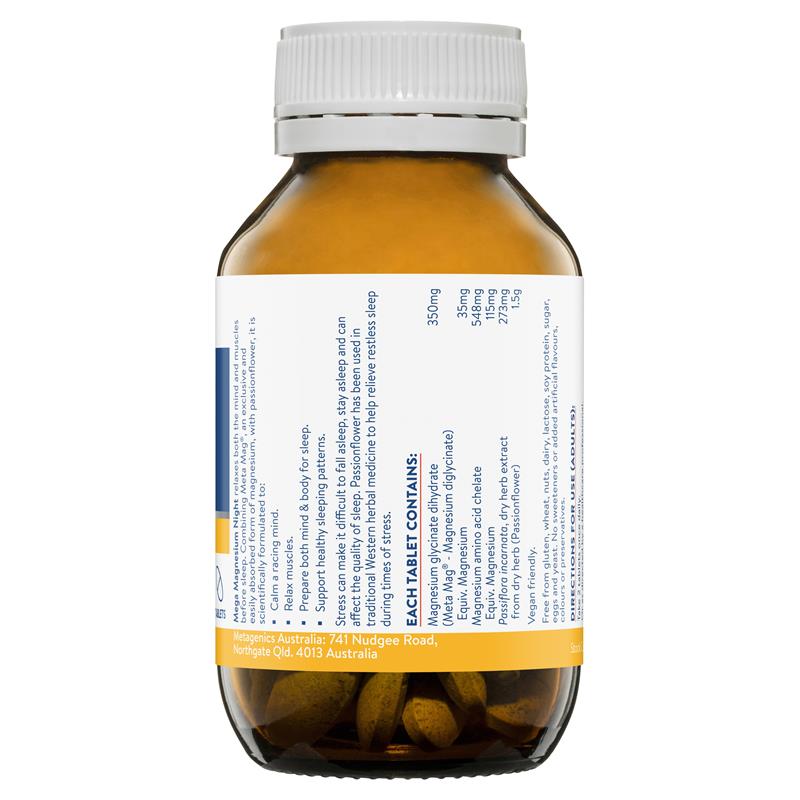 Ethical Nutrients Mega Magnesium Night 50 Tablets - GimmeNow