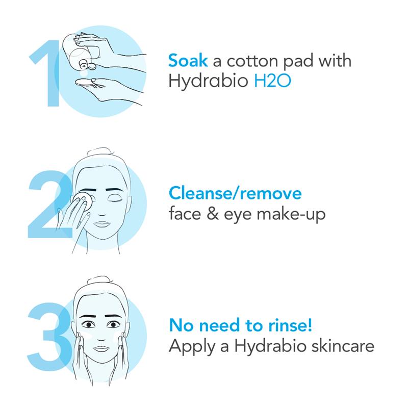 Bioderma Hydrabio H2O Hydrating Micellar Water Cleanser for Dehydrated Skin 100ml
