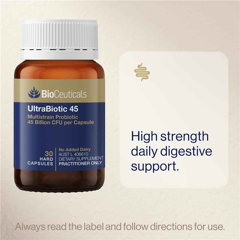 BioCeuticals UltraBiotic 45 30 Vegecaps Fridge Line