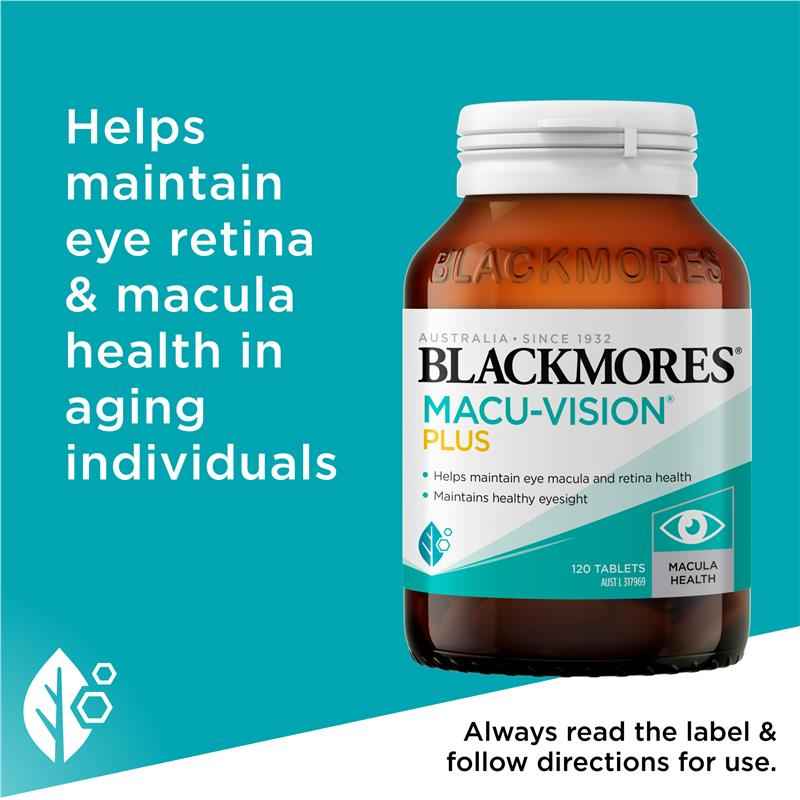 Blackmores Macu Vision Plus 120 Tablets