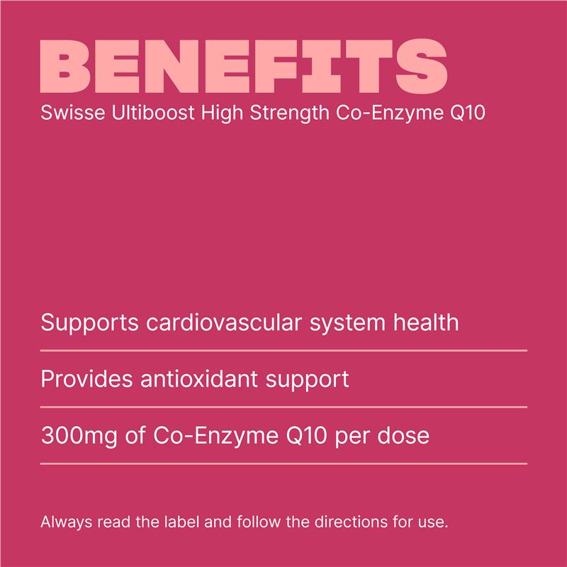 Swisse CoQ10 300mg 90 Capsules - GimmeNow