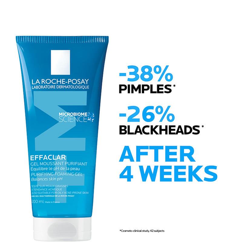 La Roche-Posay Effaclar Purifying Foaming Gel Anti-Acne Cleanser 200mL