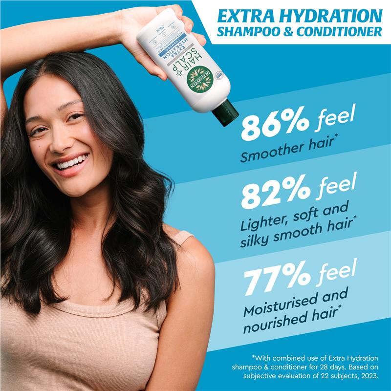DermaVeen Hair + Scalp Extra Hydration Shampoo 500ml