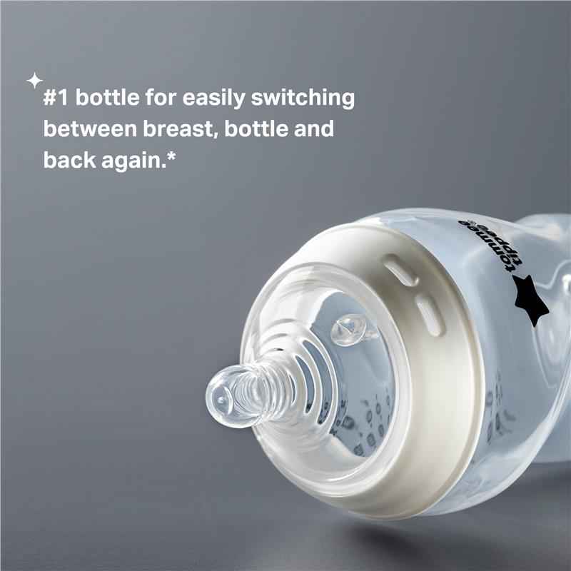 Tommee Tippee Natural Start 260ml PP Decorated Bottles 2 Pack