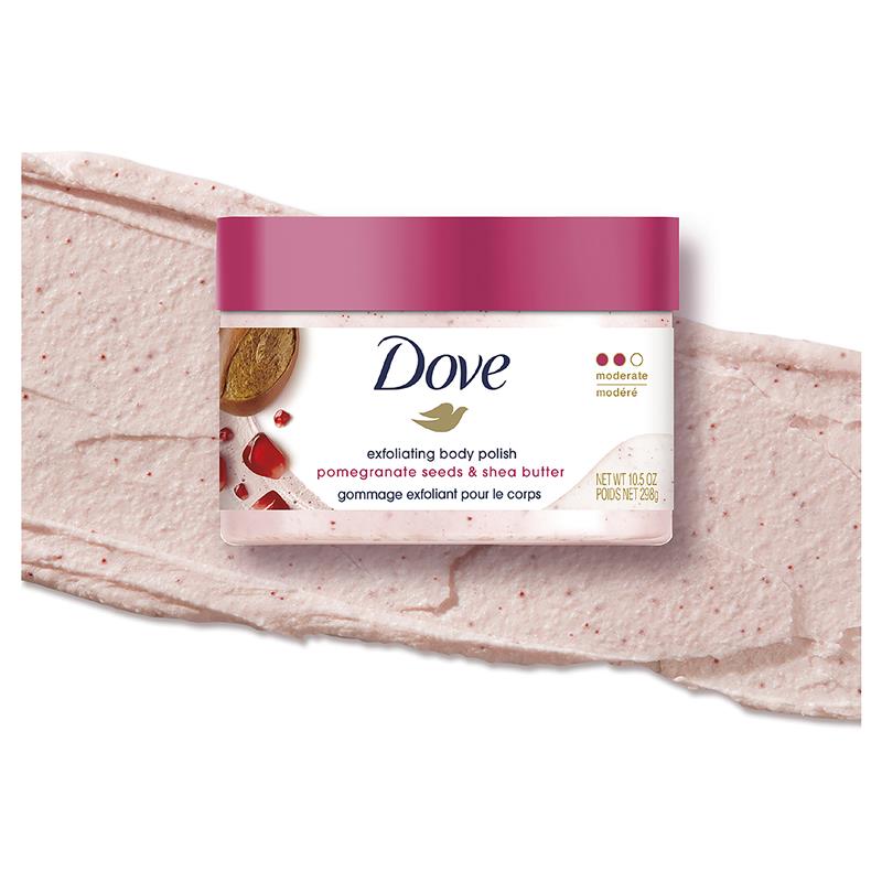 Dove Exfoliating Body Polish Pomegranate and Shea Butter 298g - GimmeNow
