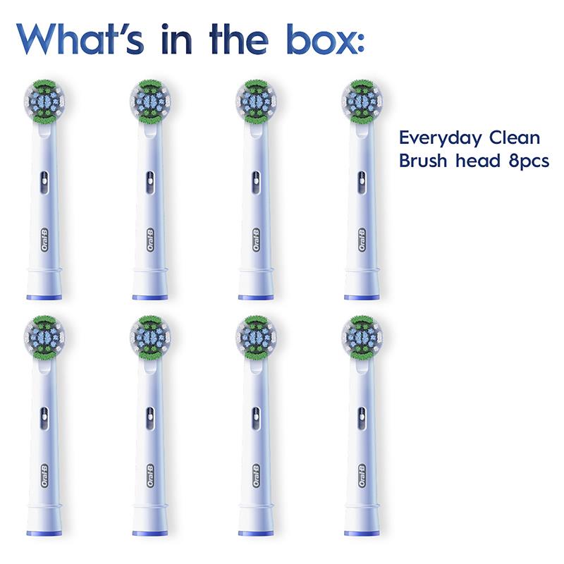 Oral B Power Toothbrush Precision Clean Refills 8 Pack