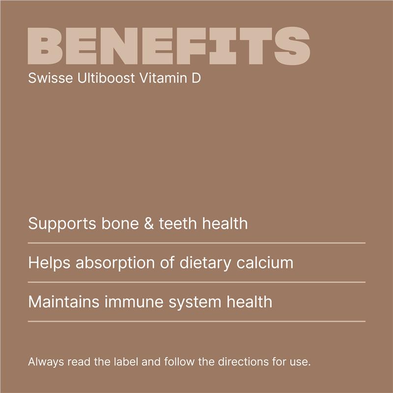 Swisse Vitamin D 400 Capsules - GimmeNow