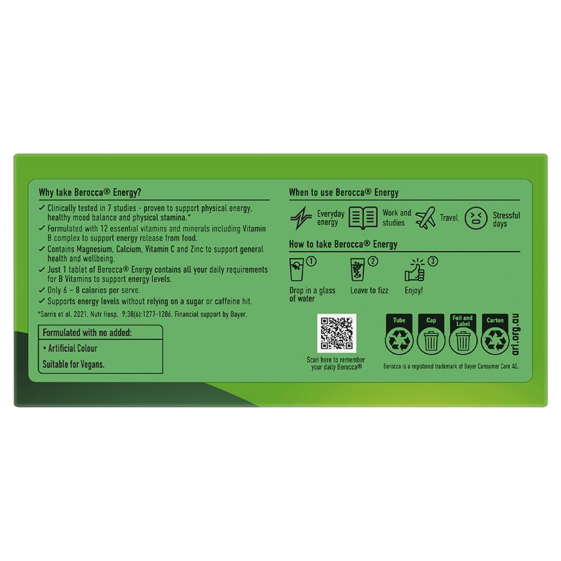 Berocca Energy Orange 90 Effervescent Tablets