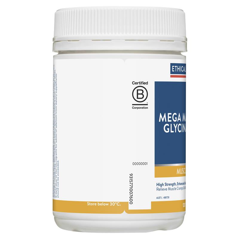 Ethical Nutrients Mega Magnesium Glycinate 5-in-1 120 Tablets