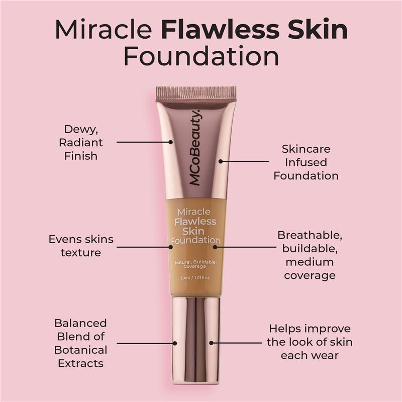 MCoBeauty Miracle Flawless Skin Foundation Natural Beige