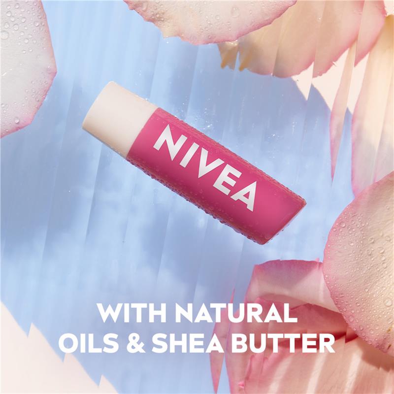 NIVEA Soft Rose Moisturising Lip Balm 4.8g - GimmeNow