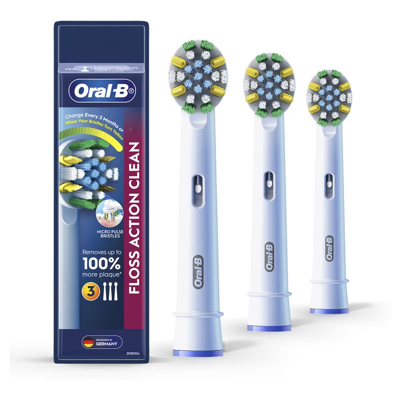 Oral B Power Toothbrush Floss Action Refills 3 Pack - GimmeNow
