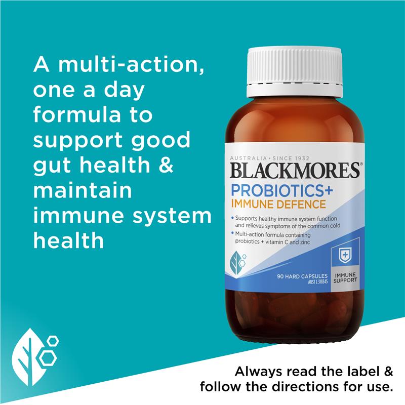 Blackmores Probiotics+ Immune Defence 90 Capsules