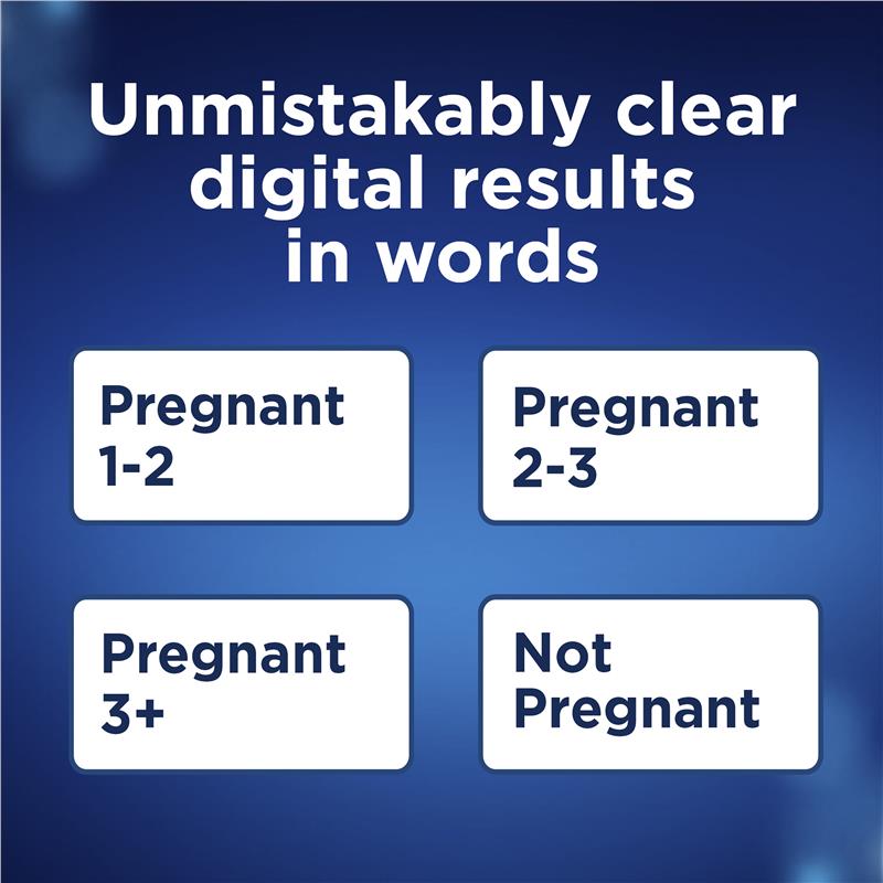 Clearblue Digital Pregnancy Test Weeks Indicator 2 Tests - GimmeNow