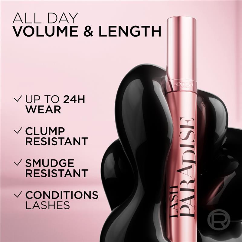 L'Oreal Paris Lash Paradise Mascara Black - GimmeNow