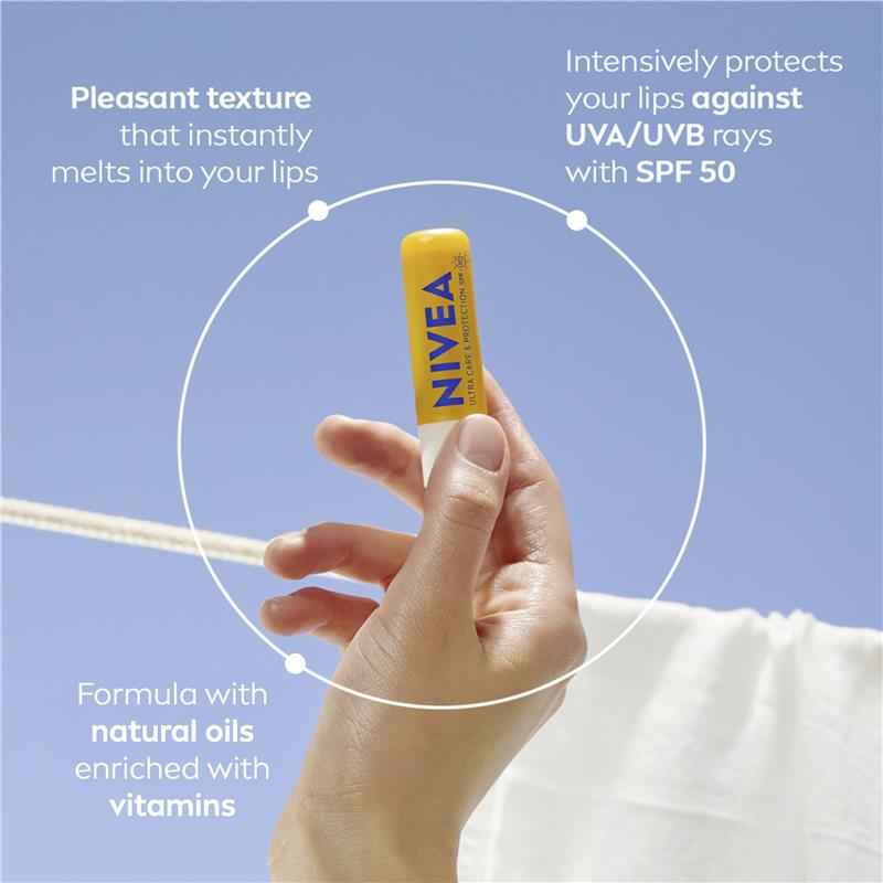 Nivea Lip Care Sun Protect SPF50+ 4.8g