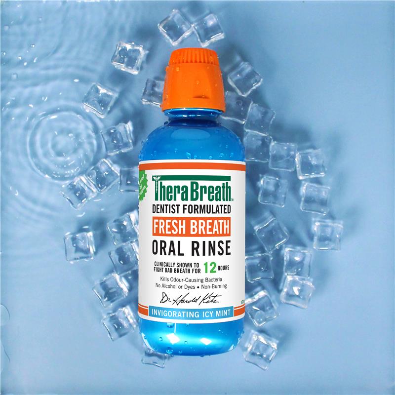 Therabreath Icy Mint Oral Rinse 1 Litre